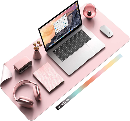 Spill Proof Desk Mat Leather Office Pad Protector - Luxicro