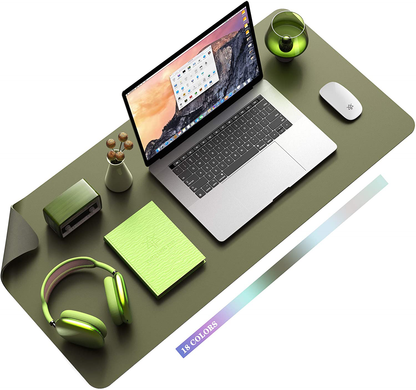 Premium Desk Mat Waterproof Leather Office Pad Protector