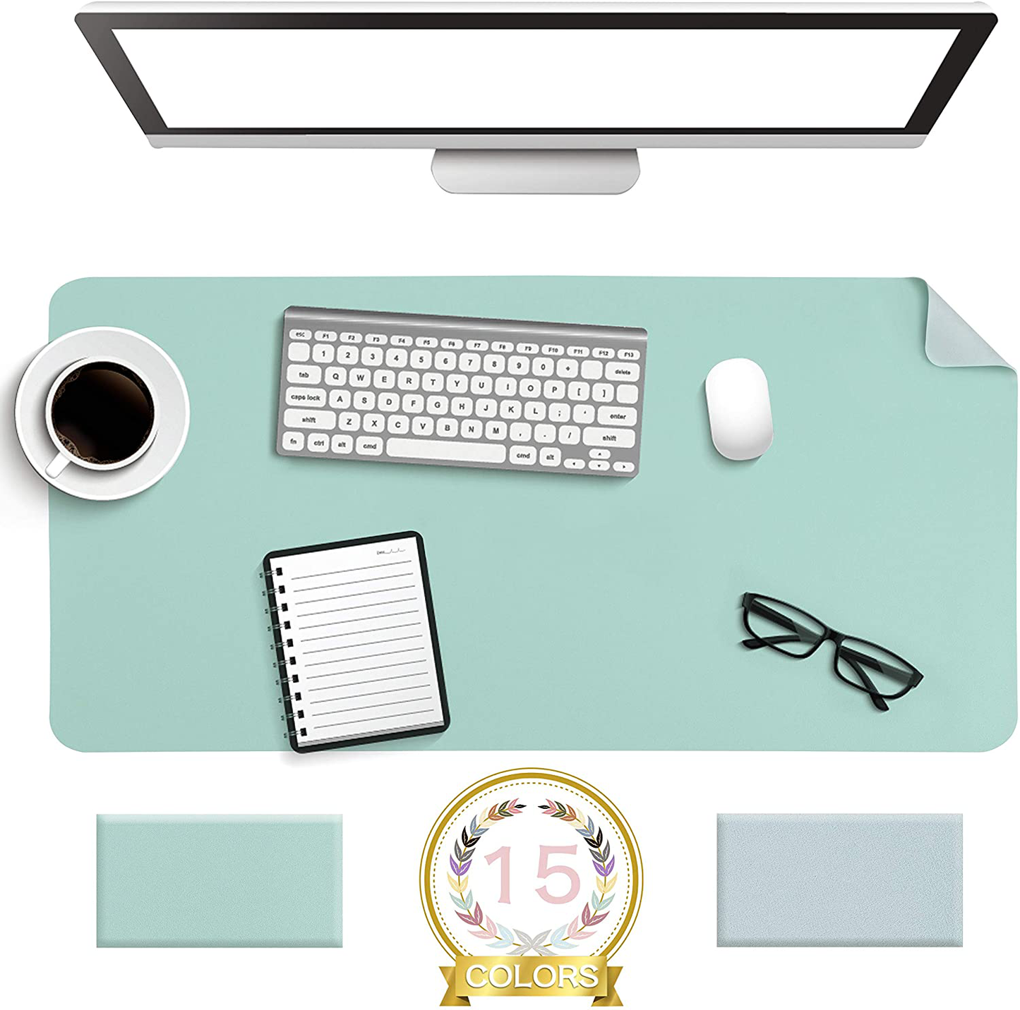 Premium Desk Mat Waterproof Leather Office Pad Protector