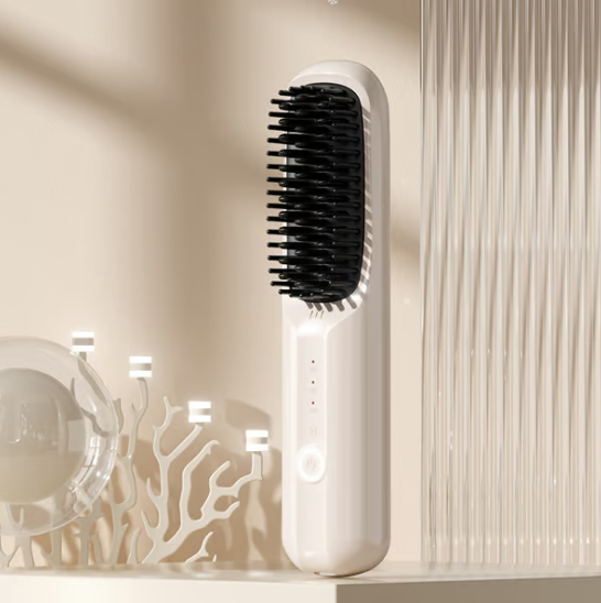 Sleek Hair Straightening Brush - Luxicro