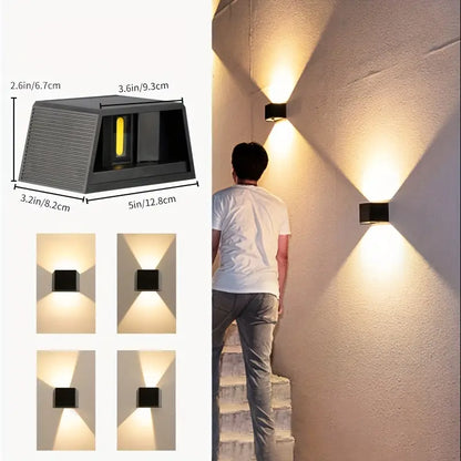 Solar Powered Outdoor LED Wall Lights