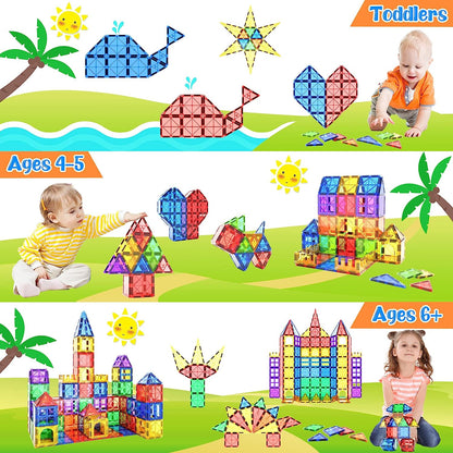 Bright Childrens Magnetic Construction Blocks