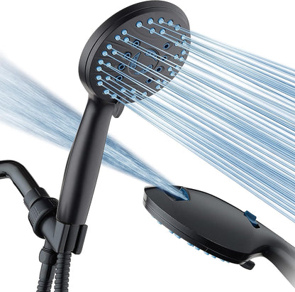 Powerful Chrome Shower Head Set High Pressure Adjustable