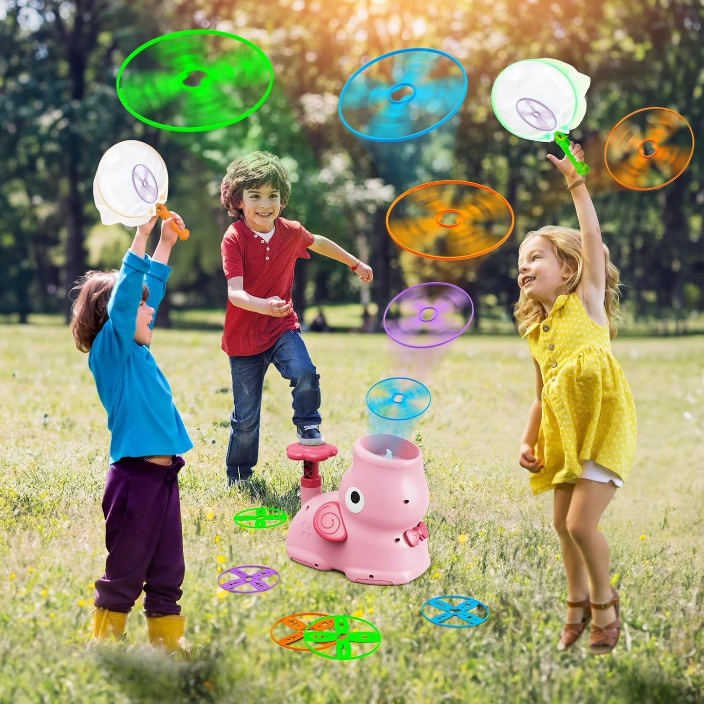 Fun Outdoor Frisbee Thrower Kit