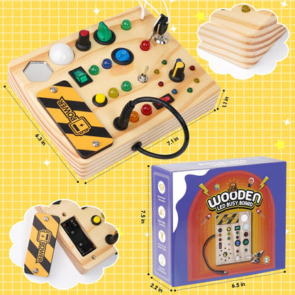 Bright Interactive Wooden Educational Board