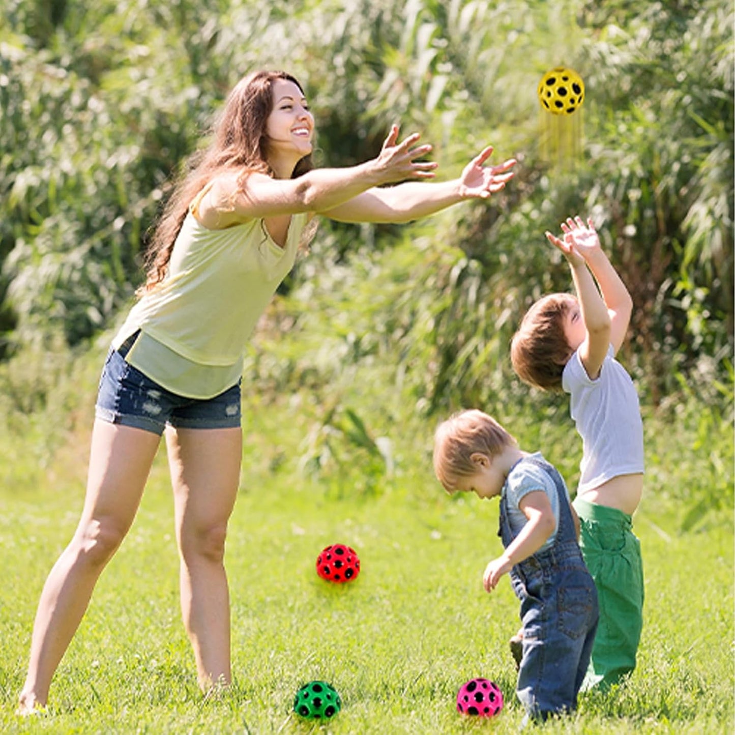 Bouncy Exercise Spring Ball