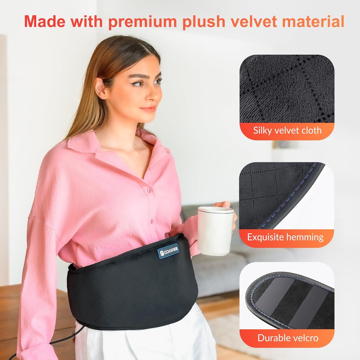 Warm Heating Pad For Back Pain Relief