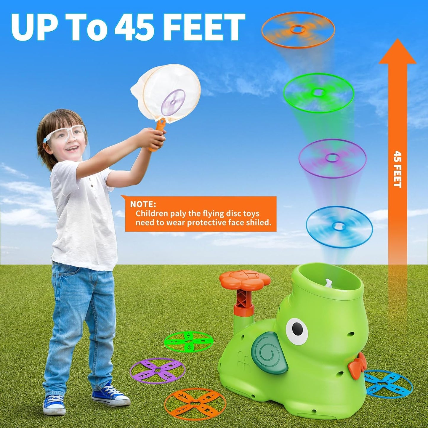 Fun Outdoor Frisbee Thrower Kit