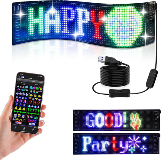 Customizable LED Car Display Sign - Luxicro