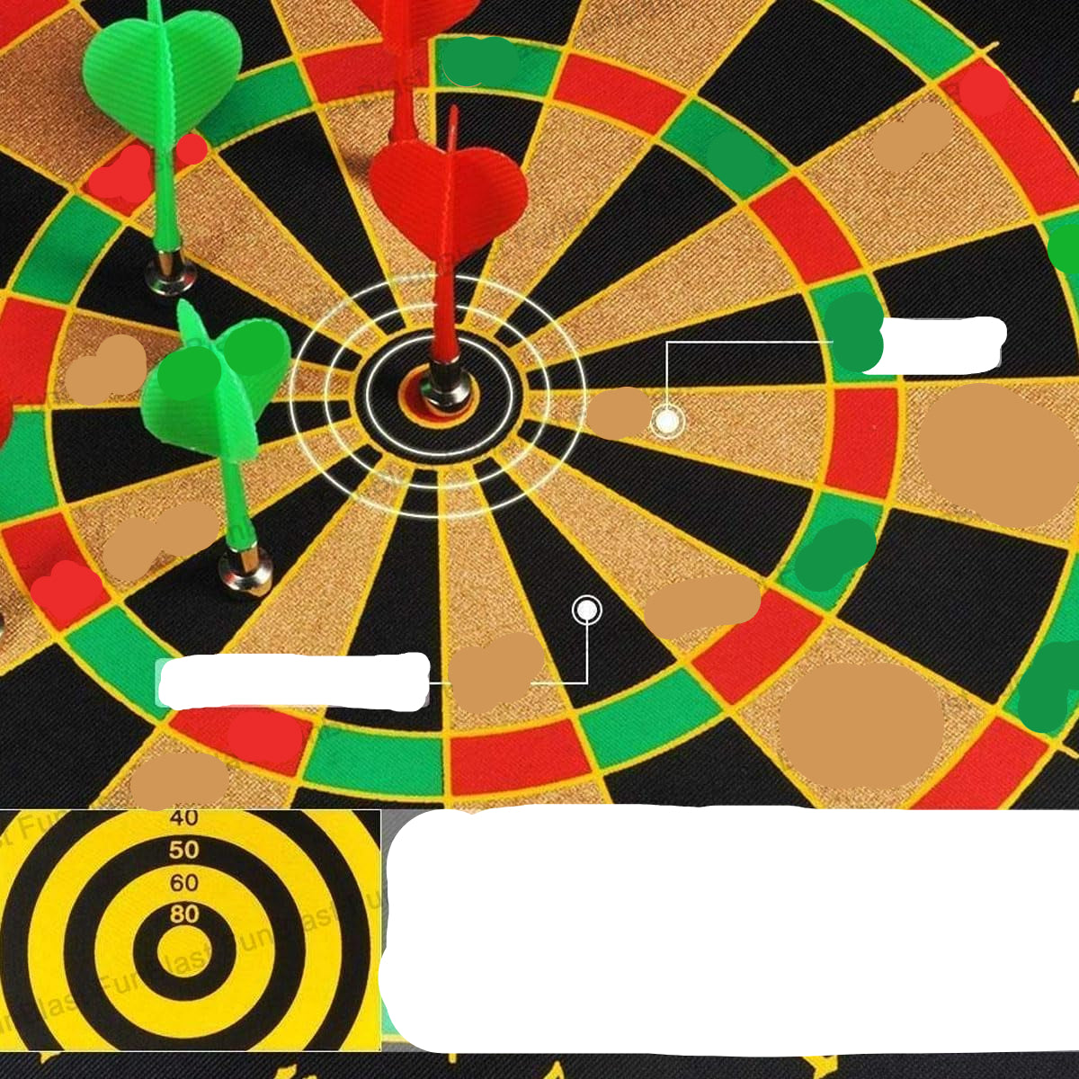 Kid Friendly Magnetic Dart Board Set