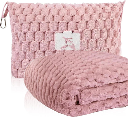 Cozy Portable Travel Blanket Set