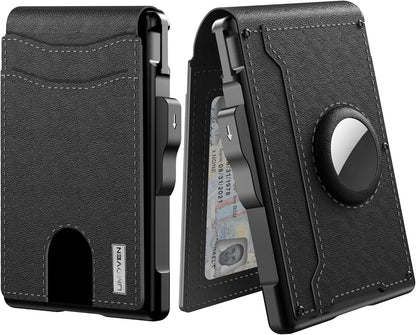 Slim Men's Leather Wallet with RFID Card Holder