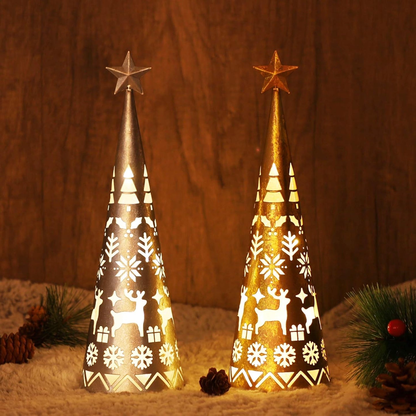 Bright LED Desk Lamp Duo