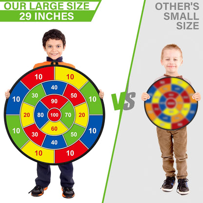 Fun Double-Sided Dartboard for Kids