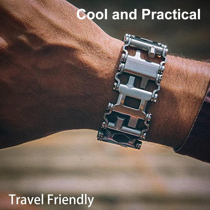 Practical 29-in-1 Multi Tool Stainless Steel Watch