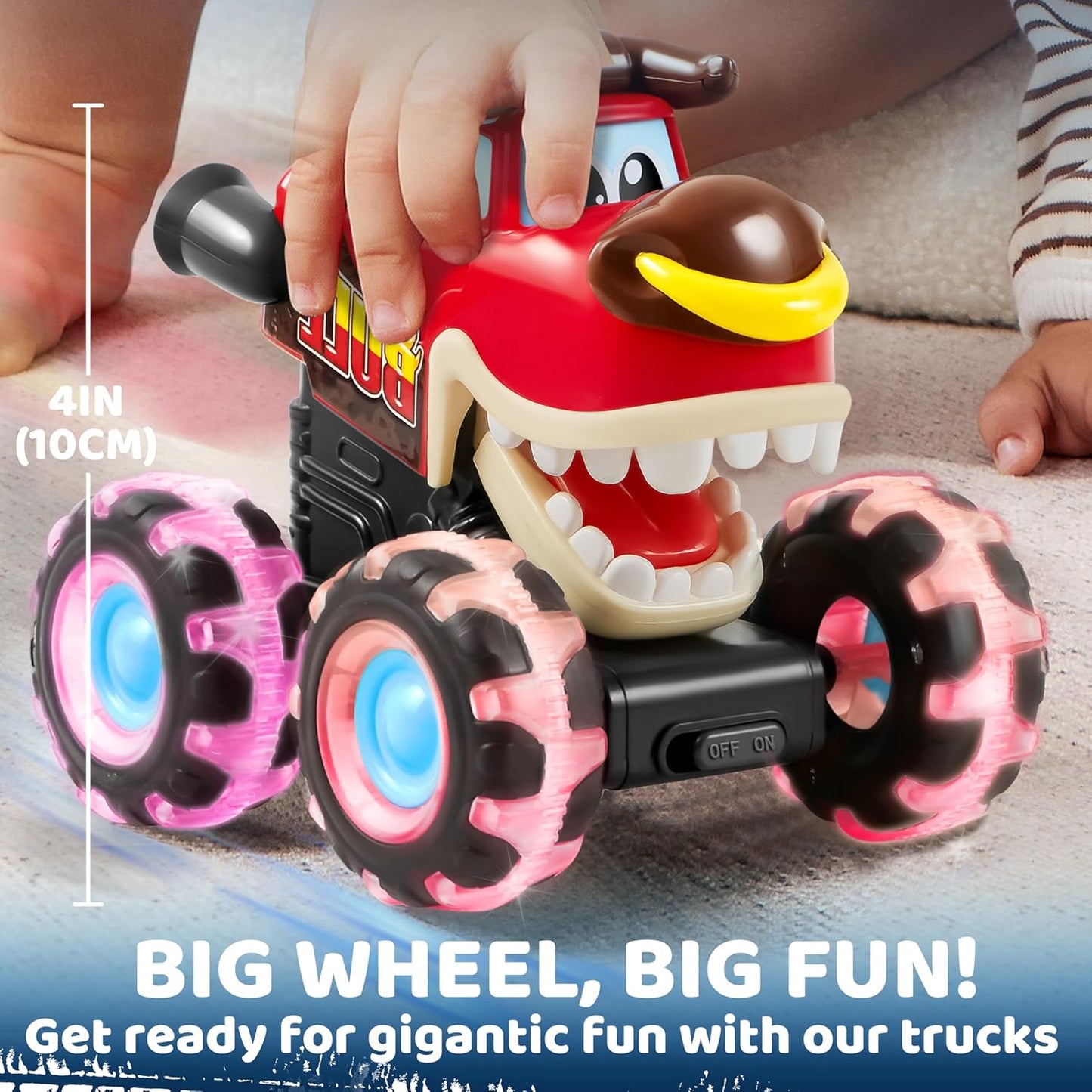 Bright LED Monster Truck Toy Vehicles