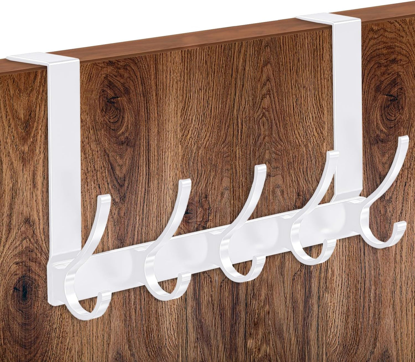 Wall Mount 6 Hook Storage Organizer Rack