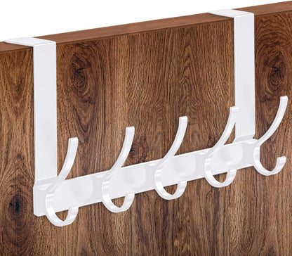 Wall Mount 6 Hook Storage Organizer Rack
