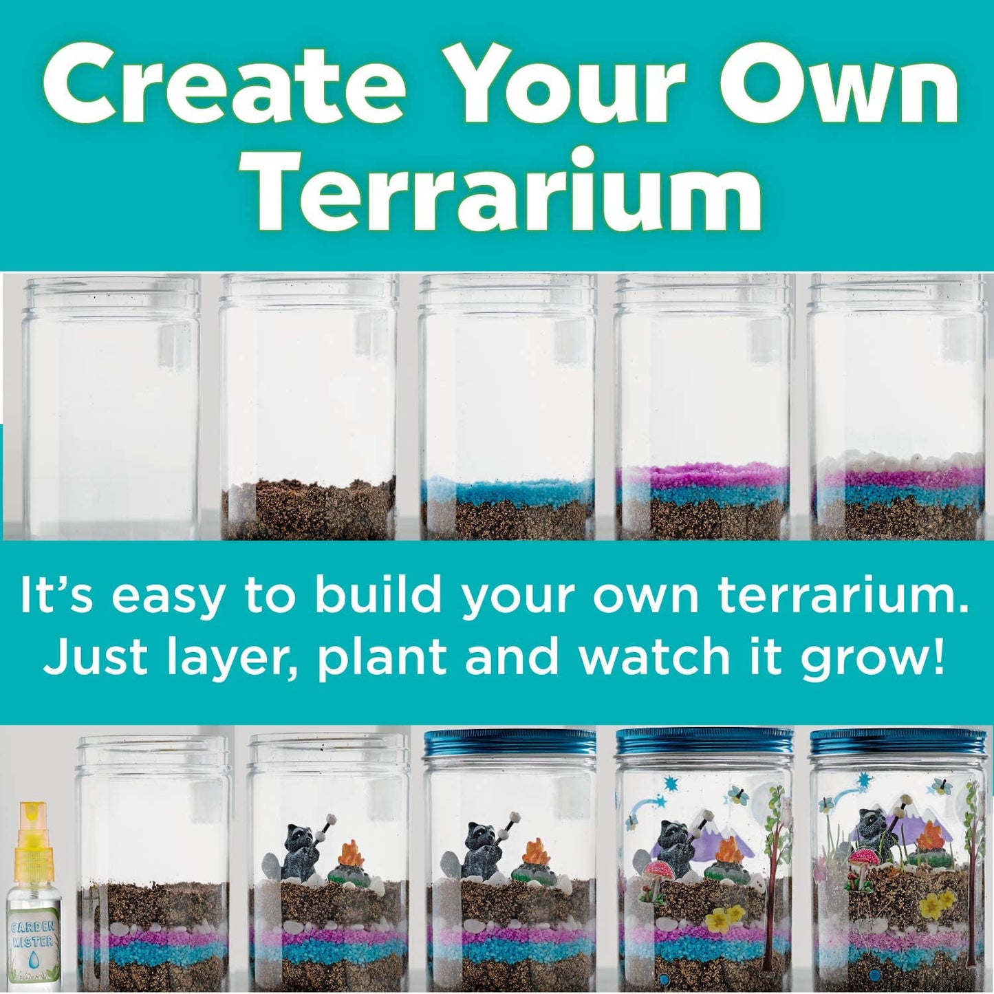 Compact Indoor Herb Garden Starter Set