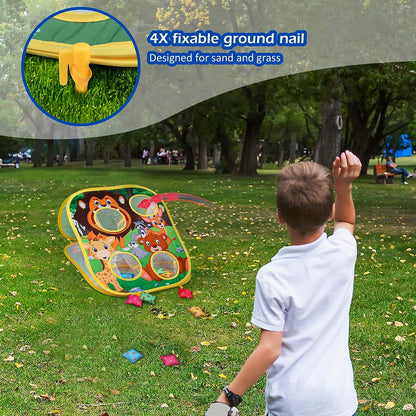 Colorful Yard Bean Bag Throw Game