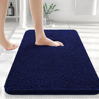 Plush Anti-Slip Bath Mat – Gentle Fast Dry Bathroom Rug