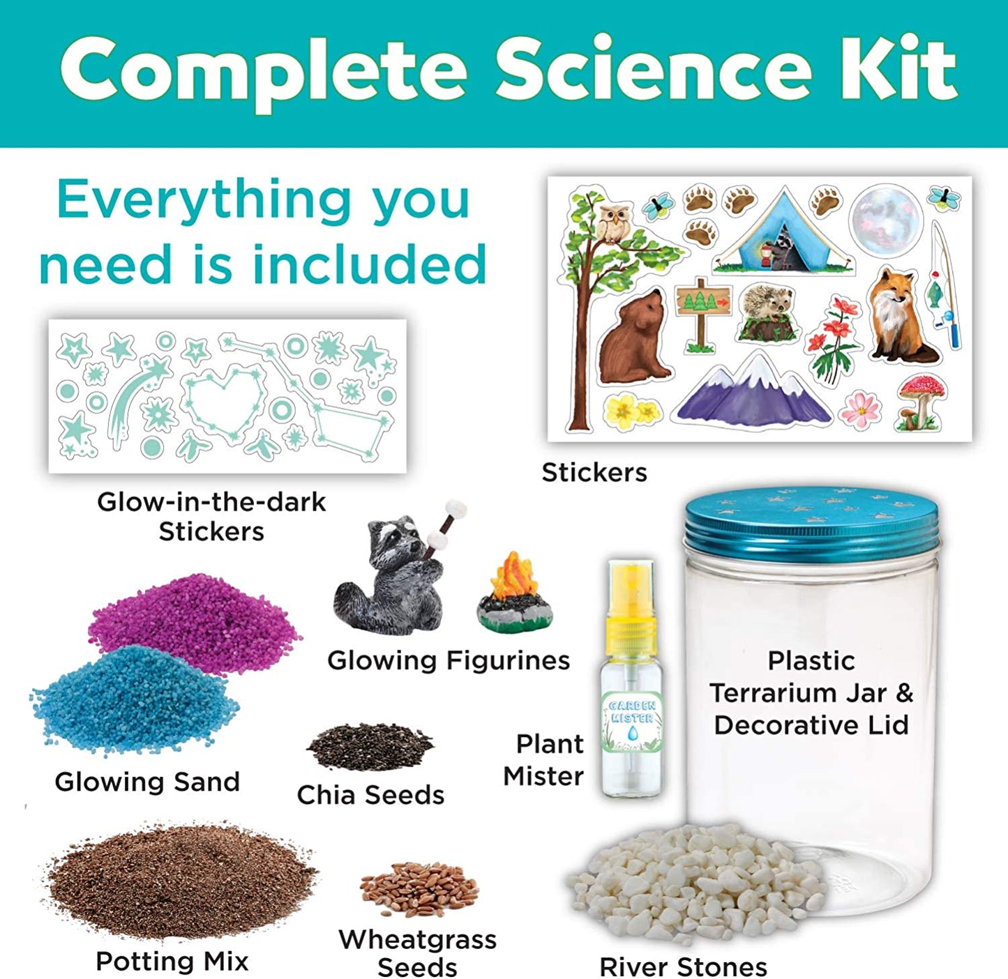 Compact Indoor Herb Garden Starter Set