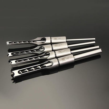 Precise Square Hole Drill Bit Set
