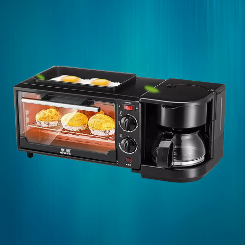 Space Saving 3 in 1 Toaster Oven - Luxicro