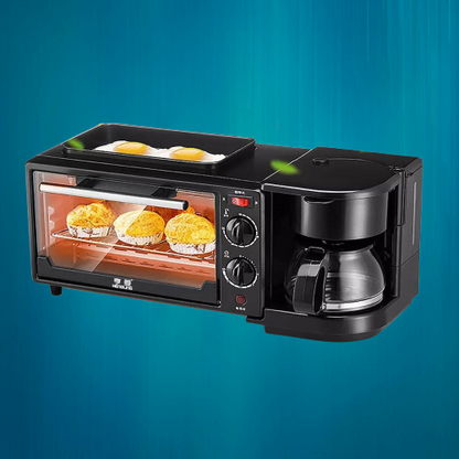 Space Saving 3 in 1 Toaster Oven - Luxicro