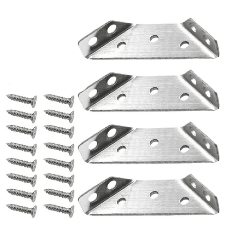 Durable Steel Corner Support for Shelves