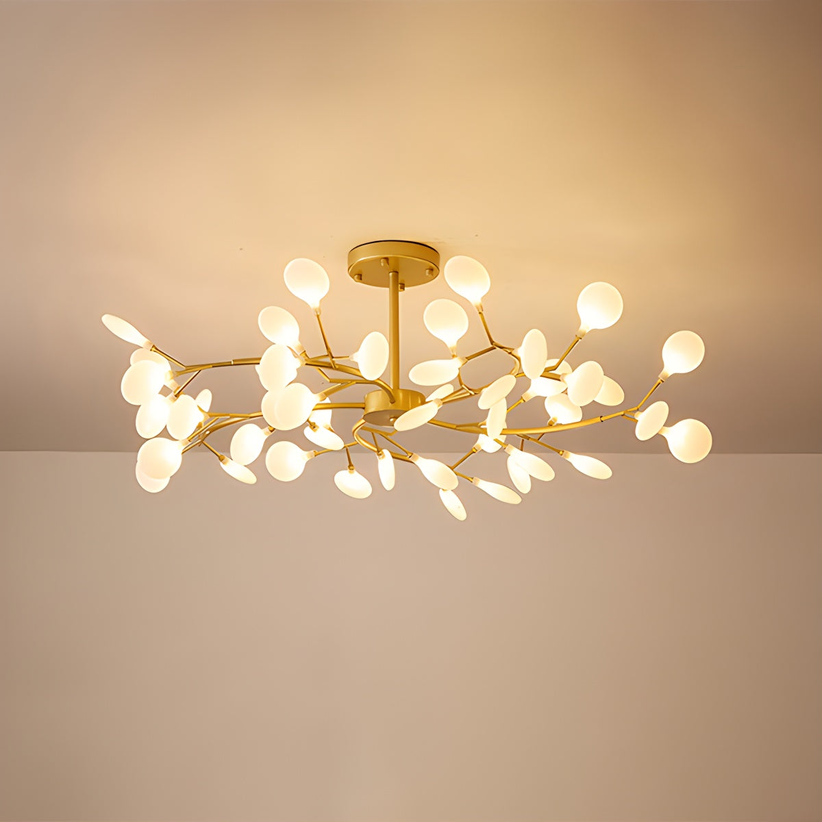 Glowing Crystal LED Pendant Light