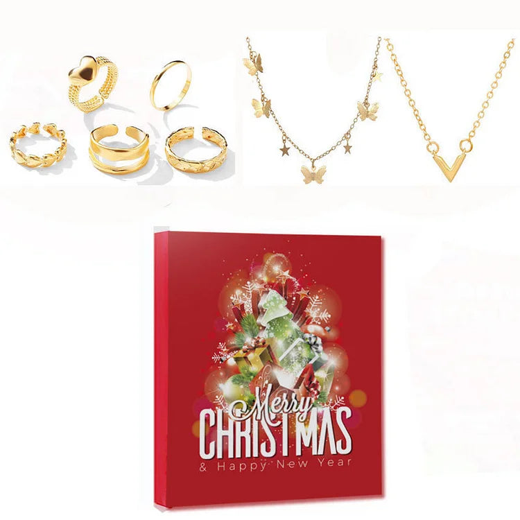 Elegant Countdown Metal Advent Calendar