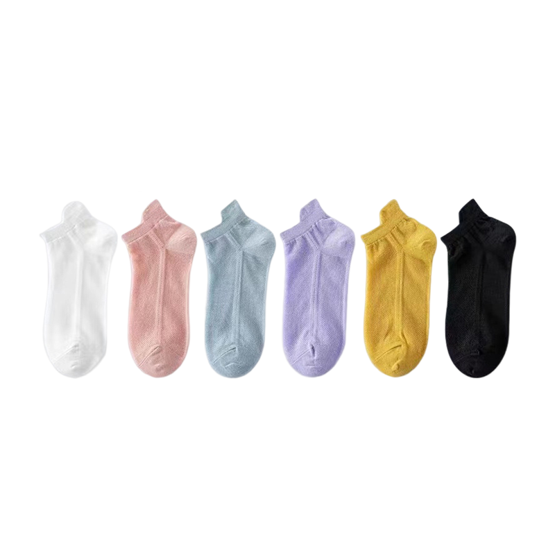 Slim No-Show Grip Socks - Luxicro