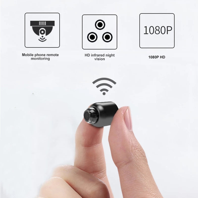 Compact WiFi Outdoor Security Camera with Motion Detection