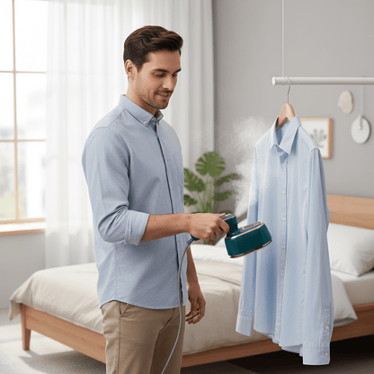 Compact Travel Hand Steamer for Smooth Clothes