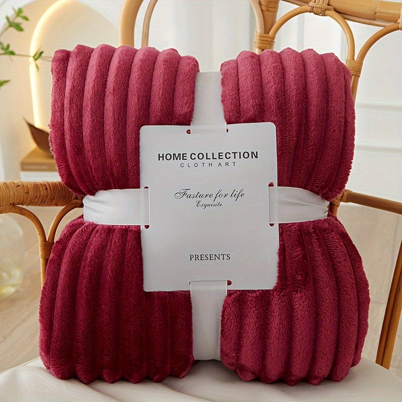 Cozy Fuzzy Throw Blanket for Winter Warmth