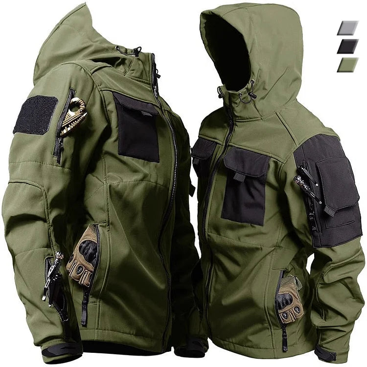 Warm Waterproof Mens Parka Jacket - Luxicro