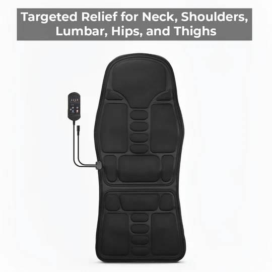 Heated Massage Car Seat Cushion for Back Pain