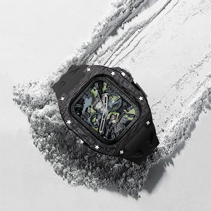 Durable Carbon Fiber Apple Watch Ultra Case Kit