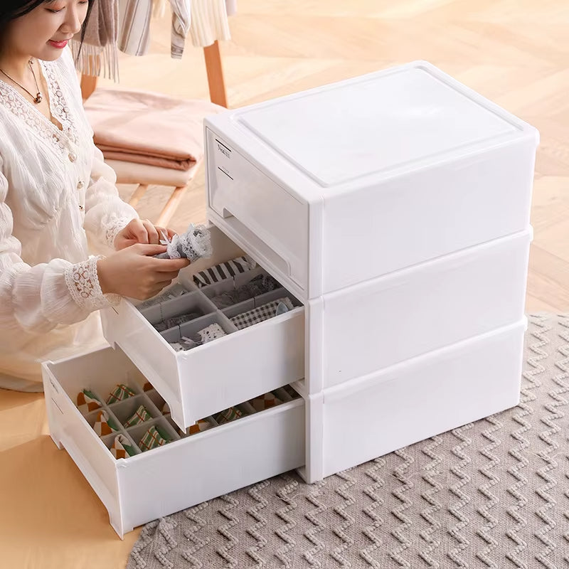 Compact Collapsible Plastic Storage Box