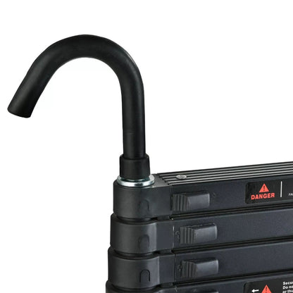 Strong Adjustable Roofing Ladder with Stabilizer Hook
