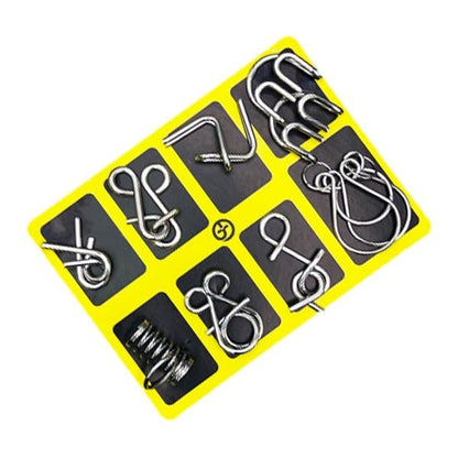 Mind Bending Metal Puzzle Ring Toy - Luxicro