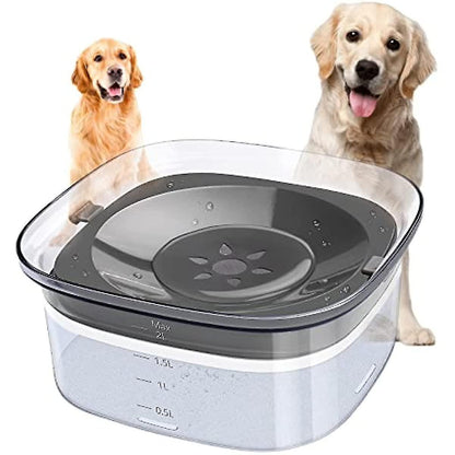 Spill Proof Pet Water Bowl for Dogs and Cats - Luxicro