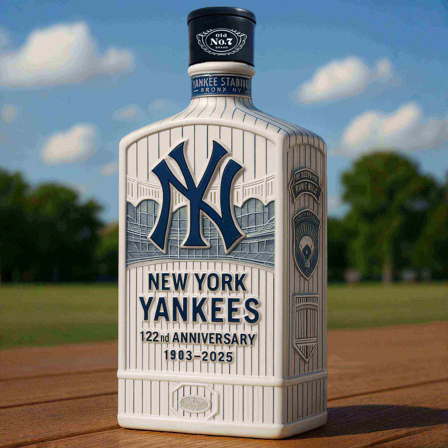Yankees 122nd Year Limited Edition Whiskey Decanter