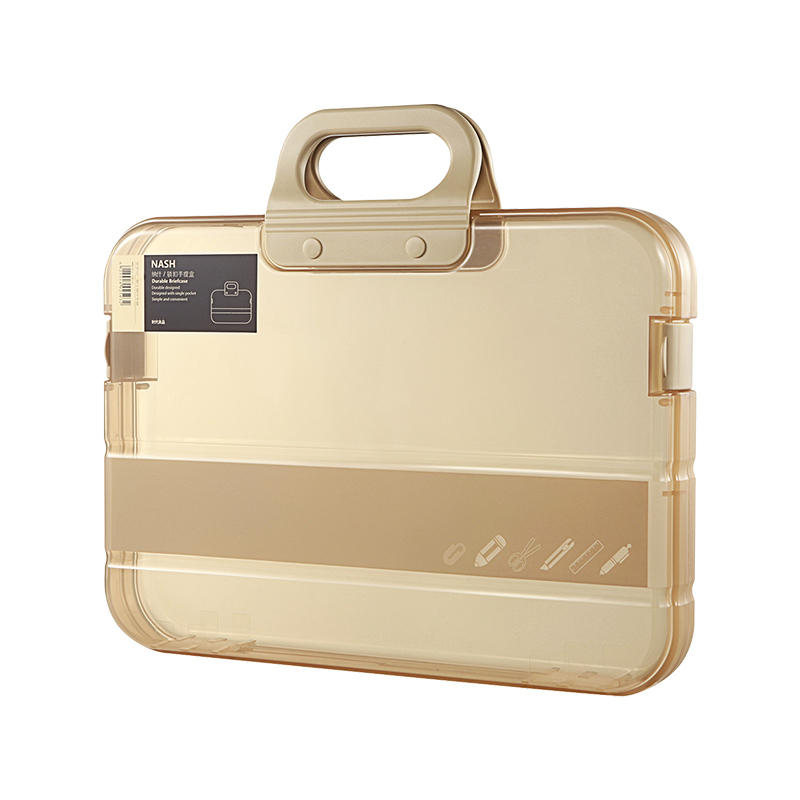 Large Transparent Office File Storage Box