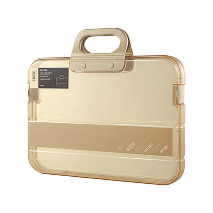 Large Transparent Office File Storage Box