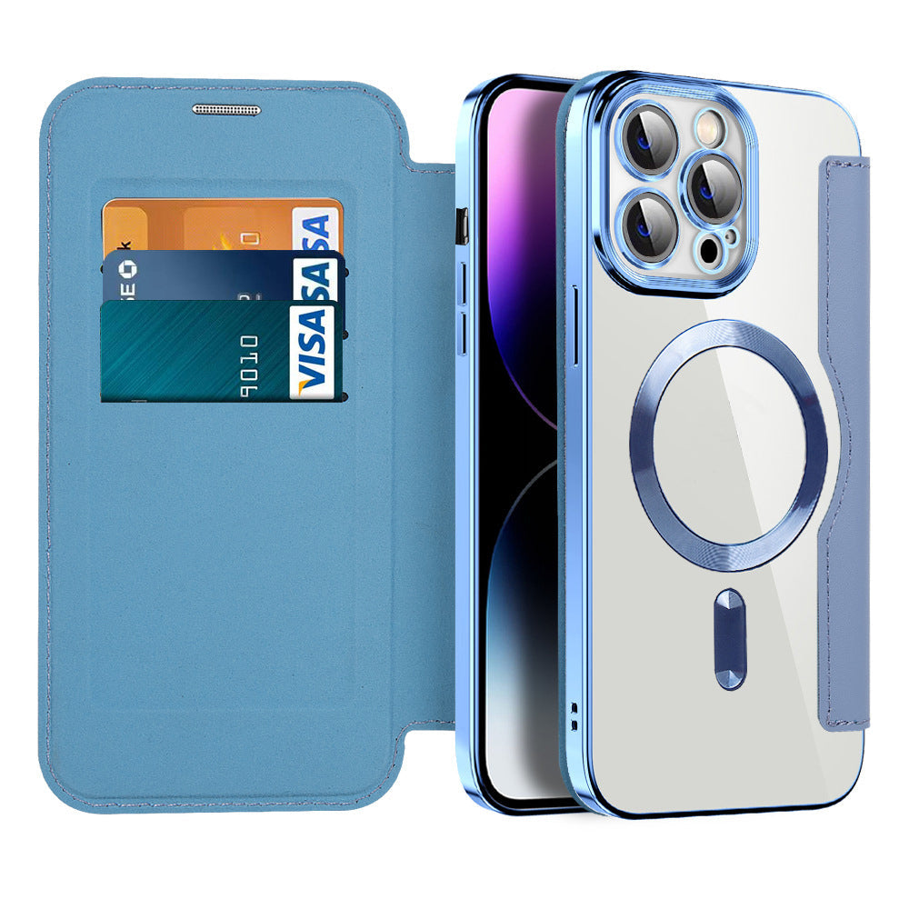 Durable Phone Flip Case with Secure Magnetic Shut