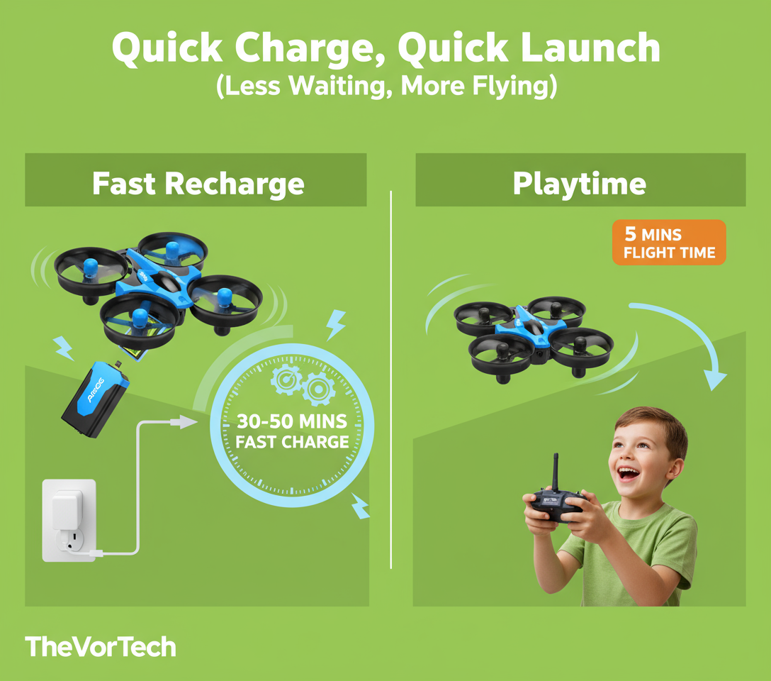 Safe Mini Drone for Kids with Guarded Blades