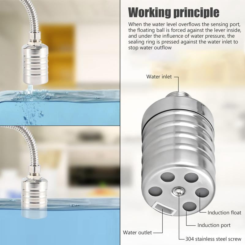 Space Saving Auto Float Ball Valve Stainless Steel