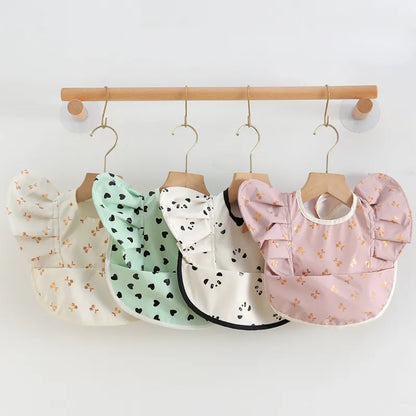 Comfortable Infant Drool Bib with Sleeves
